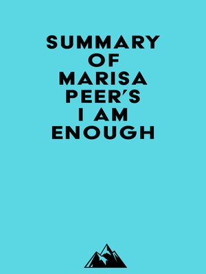 cover image of Summary of Marisa Peer's I Am Enough